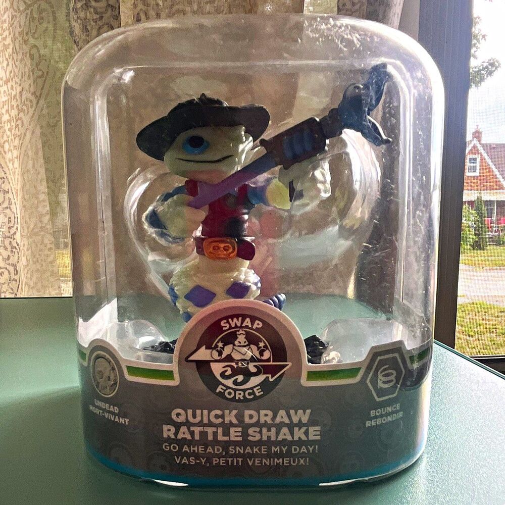 Activision Skylanders Quickdraw Rattle Shake Character Figure Swap Force See des